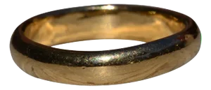 The Arundel: Ladies 14K Yellow Gold Standard Fit Wedding Band