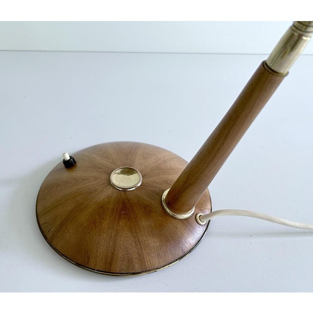 Vintage Table Lamp in Teak from Temde, 1960s For Sale - Image 11 of 13