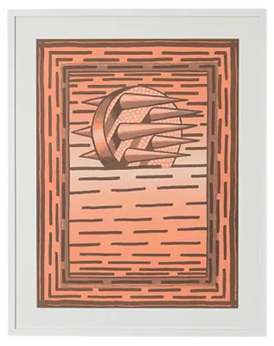 Abstract 69/150 Lithograph by Walter Goossens,1970s