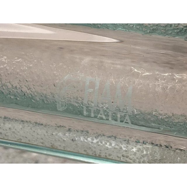 Onda Series Glass Media Cabinet by Ron Arad for Fiam, Italy, 1980s For Sale - Image 10 of 11