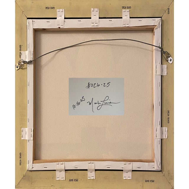 Mark Lewis 2025 "026-25" Abstract Expressionist Monochrome Swirl Painting by Mark Lewis For Sale - Image 4 of 5