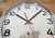 Vintage Industrial Silver Wall Clock from TN, 1960s For Sale - Image 10 of 18