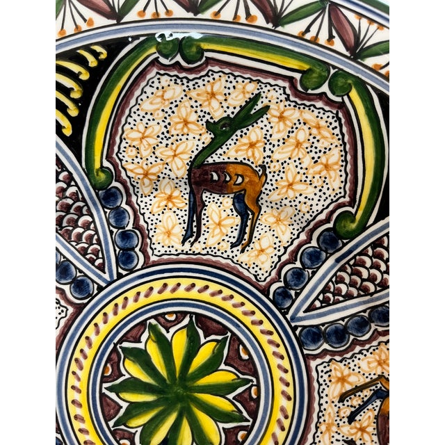 Ceramic Coimbra Ceramic - Hand Painted Portuguese Plate 2 For Sale - Image 7 of 12