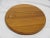 !970s Danish Modern Round teak cheeseboard / serving tray. Made by DANSK International Designs. The design is by Vivianna...
