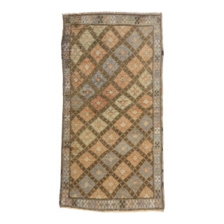 Vintage Turkish Tulu Rug, 03'02 X 06'01 For Sale
