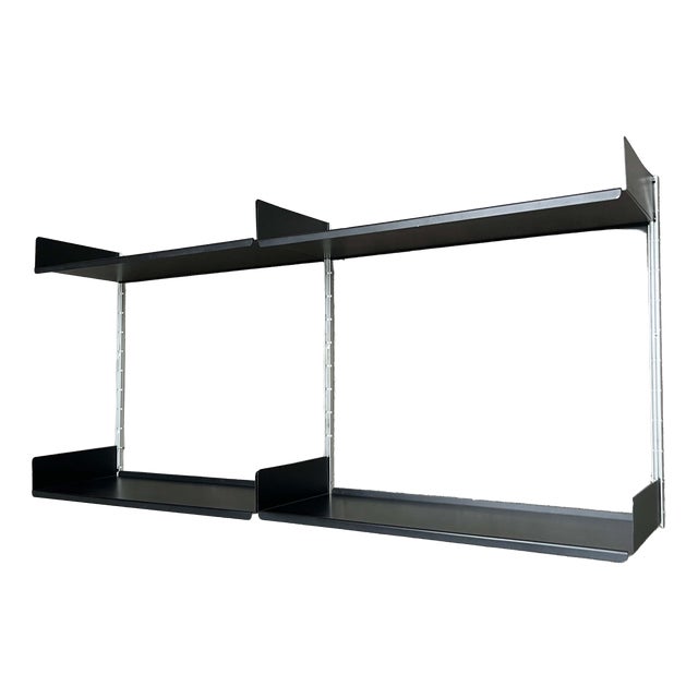 Mid-Century Modern Model 606 Wall Unit Shelf by Dieter Rams for Vitsoe, 1950s, Set of 7 For Sale