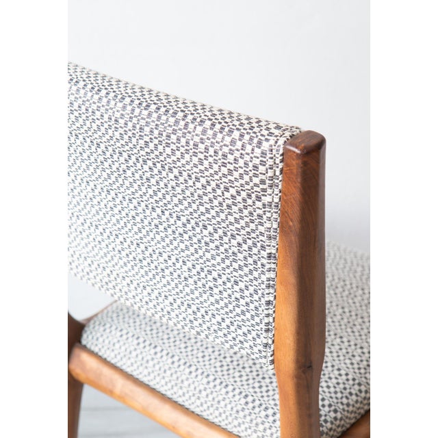 Scandinavian Style Chair in European Walnut, 1950s For Sale - Image 6 of 8