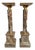 Marble and Brass Columns, Set of 2 For Sale