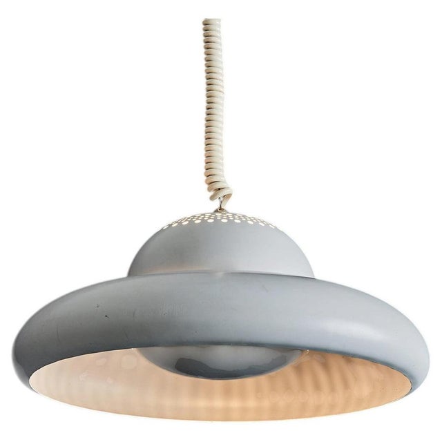 Fior di Loto Pendant in White Aluminum by Tobia Scarpa for Flos, Italy, 1963 For Sale - Image 11 of 11