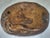 Antique Art Nouveau Sand-Cast Bronze Trinket Tray Featuring Nude Naiad and Putto, 1890s For Sale - Image 3 of 4