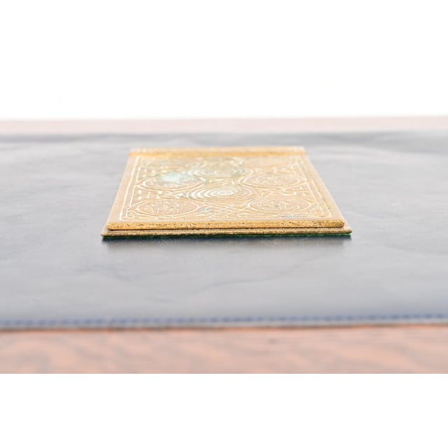 Tiffany Studios Tiffany Studios New York Zodiac Bronze Doré Notepad Holder For Sale - Image 4 of 15