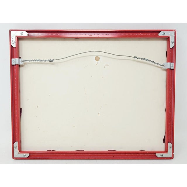 Vintage 1986 Richard Stine - Patient Dogs - Signed Print Framed - Waiting in Line For Sale - Image 14 of 15