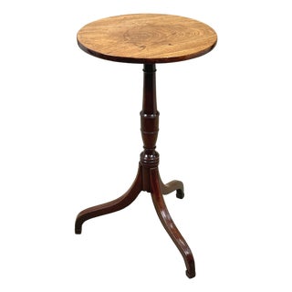 Georgian Mahogany Circular Wine Table, 1780 For Sale