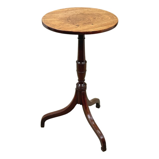 Georgian Mahogany Circular Wine Table, 1780 For Sale