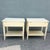 Thomasville Vintage Coastal Faux Bamboo Cream and Pink Nightstands by Thomasville - A Pair For Sale - Image 4 of 9