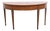 Ethan Allen Newman Collection Mahogany Sunburst Traditional Federal Hepplewhite Style 56" Demilune Sofa Table 34-9401 For Sale