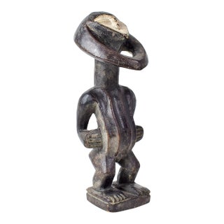 Early 20th Century Kwele Wood Figure Gabon For Sale