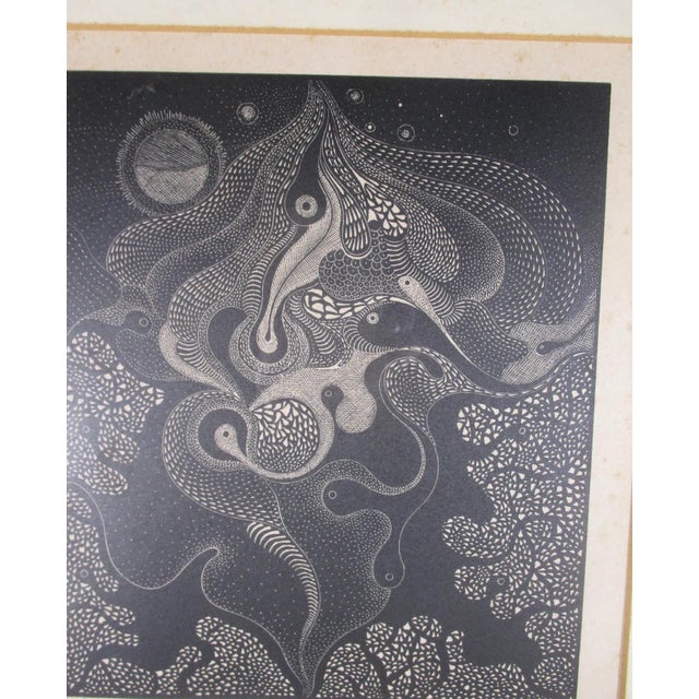 1980s Etching Artist Proof Dated 1982 by Hoehn For Sale - Image 5 of 6