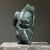 Figurative Vintage Folk Hand Carved Inuit Figurative Serpentine Green Marble Sculpture For Sale - Image 3 of 9