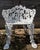 Vintage Cast Aluminum Grapevine Garden Furniture Set – 5 Pieces For Sale In Dallas - Image 6 of 11