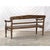 Antique Anglo-Indian Teakwood Ladderback Bench For Sale - Image 4 of 6