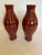 1980s Maitland Smith Ox Blood Glazed Ceramic Vases -A Pair For Sale - Image 5 of 9