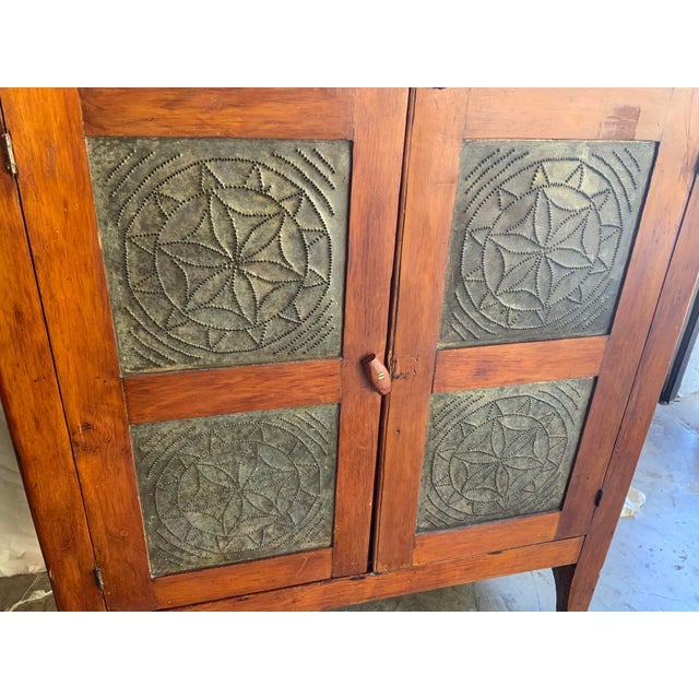 Mid 19th Century 19th Century Pine and Poplar Pie Safe For Sale - Image 5 of 9