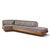 Mid-Century Modern Adrian Pearsall for Craft Associates 2300-S Mid Century Walnut Boomerang Sofa For Sale - Image 3 of 9