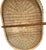Vintage Woven Wicker Elephant Tray Side Drinks Table With Wood Tusks, Tropical Regency Style For Sale - Image 11 of 13