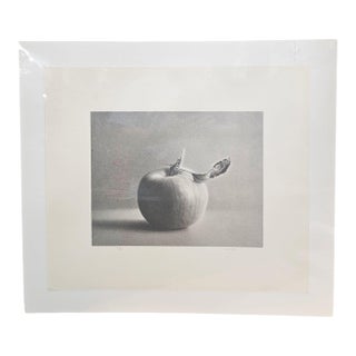 Martha Alf "Apple" Lithograph Print Limited Signed 187/250, Fixed to Matte Board For Sale