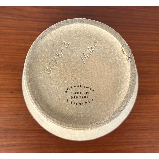 Mid-Century Modern Danish Studio Pottery Mushroom Vase in Stoneware by Haico Nitzsche for Søholm, 1960s For Sale - Image 11 of 18