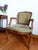 Louis XV Green Cabriolet Armchair, 1890s For Sale - Image 9 of 17