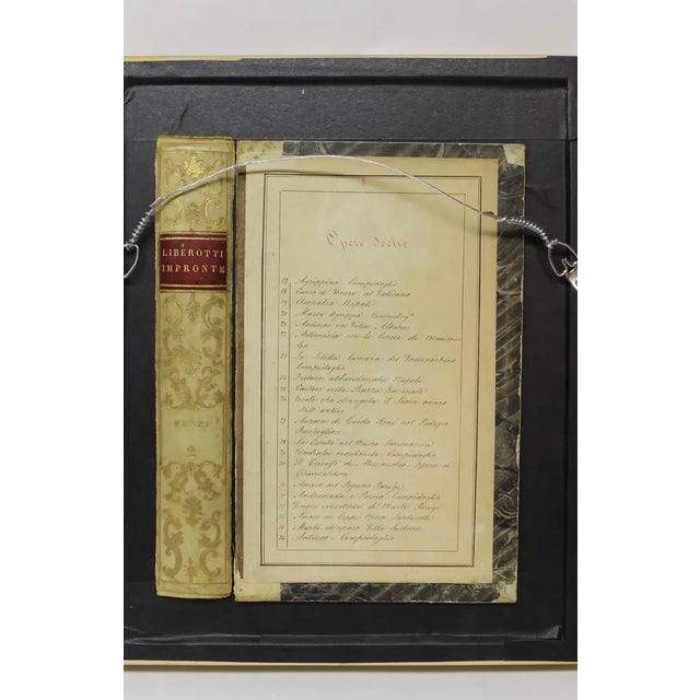 Pair of Framed Antique Intaglios For Sale - Image 4 of 13