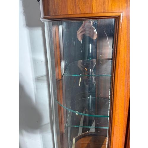 Louis XVI Style Vitrine in Glass by JP Ehalt For Sale - Image 5 of 9