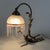Antique Table Lamp in Pink Glass, 1900s For Sale - Image 6 of 11