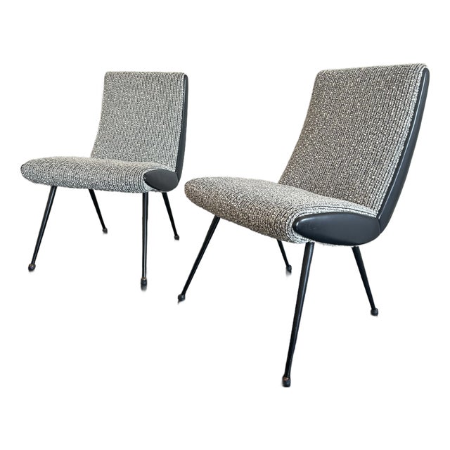 1950s Attributed to Pierre Paulin Chairs (Pair) Model Cm145 For Sale