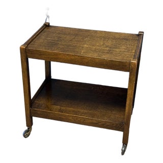 Vintage Oak Trolley, England, 1920s For Sale