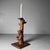 This Japanese candlestick from the Taishō period is made from wood that has retained its natural shape. Dimensions: height...