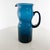 1960s Sculptural Murano Blue Art Glass Modern Pitcher For Sale - Image 12 of 12