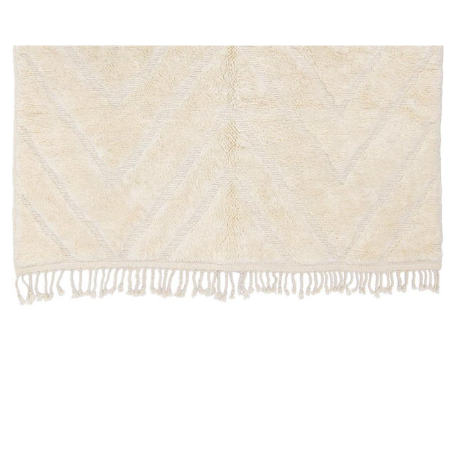 Contemporary Hand-Knotted Wool Rug by Azele Studio For Sale - Image 3 of 9