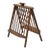 Arthur Umanoff Mid 20th Century Danish Modern Teak Wood Compass Book & Magazine Rack For Sale
