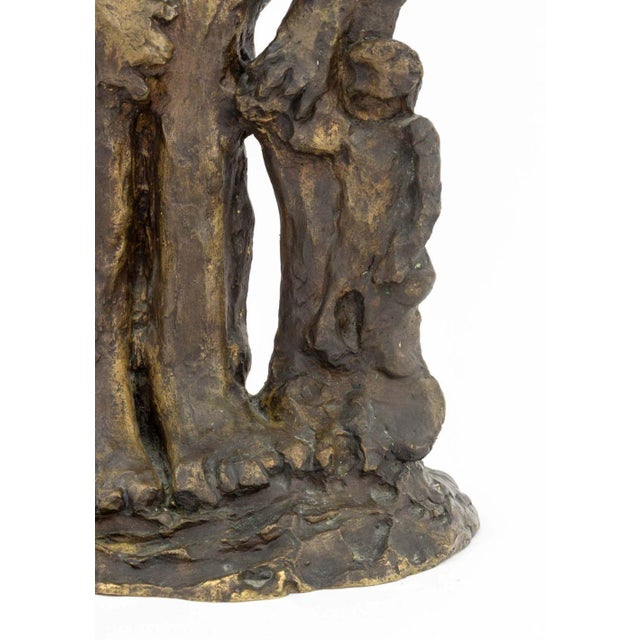 Abstract David Azuz Father, Mother & Child Patinated Bronze For Sale - Image 3 of 10