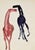 Ernst Bräuer, Two Horses (Red-Blue), 1961, Monotype For Sale - Image 12 of 12