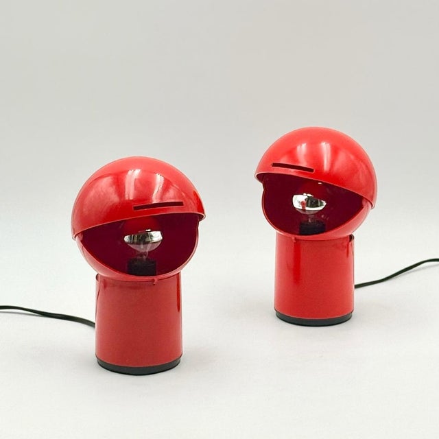 Plastic Asteroidi Lamps by Siberin Caronno, Italy, 1970s, Set of 2 For Sale - Image 7 of 17