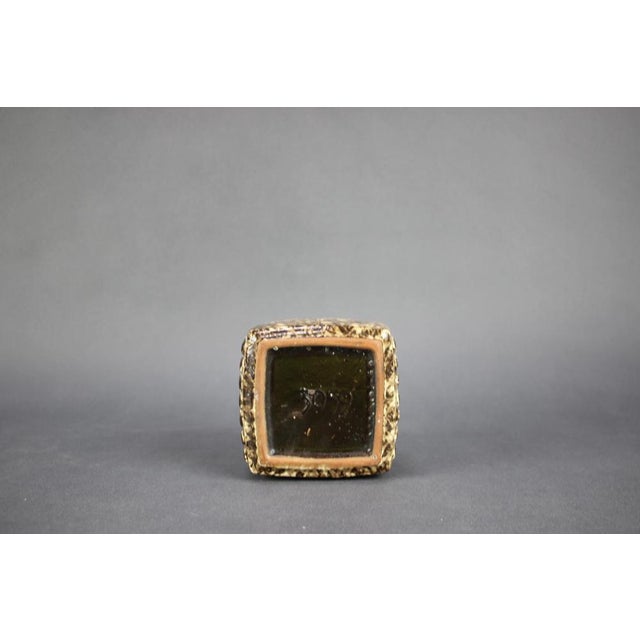 Ceramic Mid-Century Modern Ceramic Vase from VEB Haldensleben, Germany, 1970s For Sale - Image 7 of 8