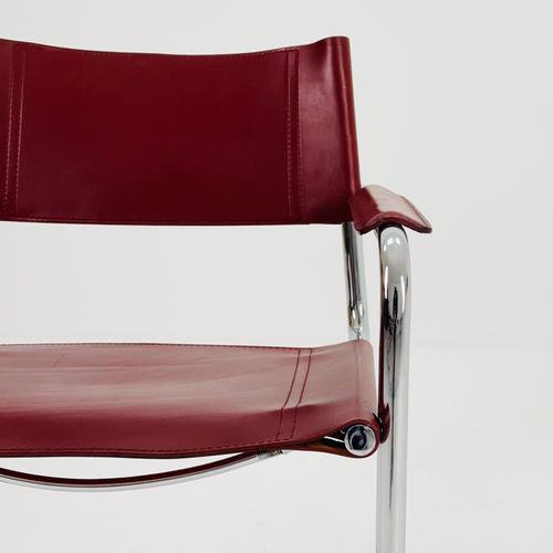 Bauhaus Centro Studio Desk Chair by Mart Stam & Marcel Breuer for Fasem, Italy, 1970s For Sale - Image 3 of 11