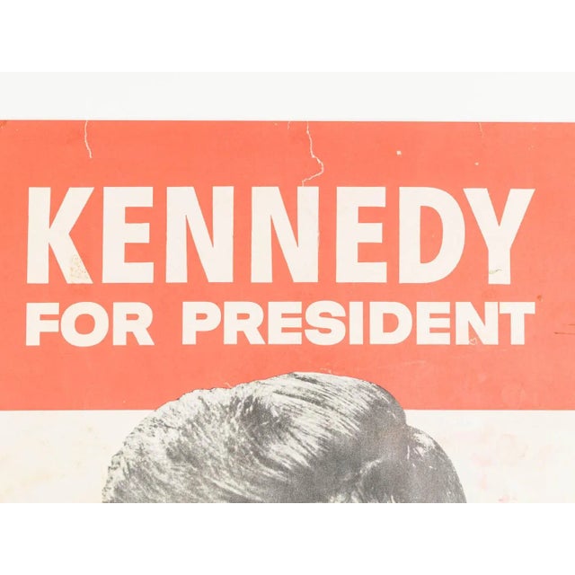Paper John F. Kennedy Campaign Poster, 1960s For Sale - Image 7 of 15