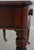 English Antique 2 Drawer Mahogany Leather Top Writing Desk For Sale - Image 15 of 17