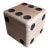 Large Vintage Wooden Dice For Sale