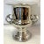 Classic vintage silverplate champagne bucket from the latter 20th century. It's made of metal with a shiny silverplate...